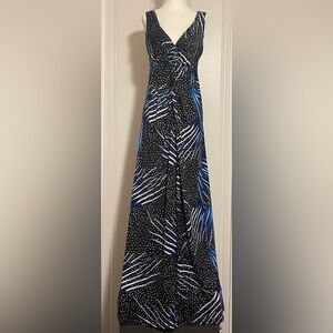 TORI BURCH Elegant Black and Blue Women's Skirt